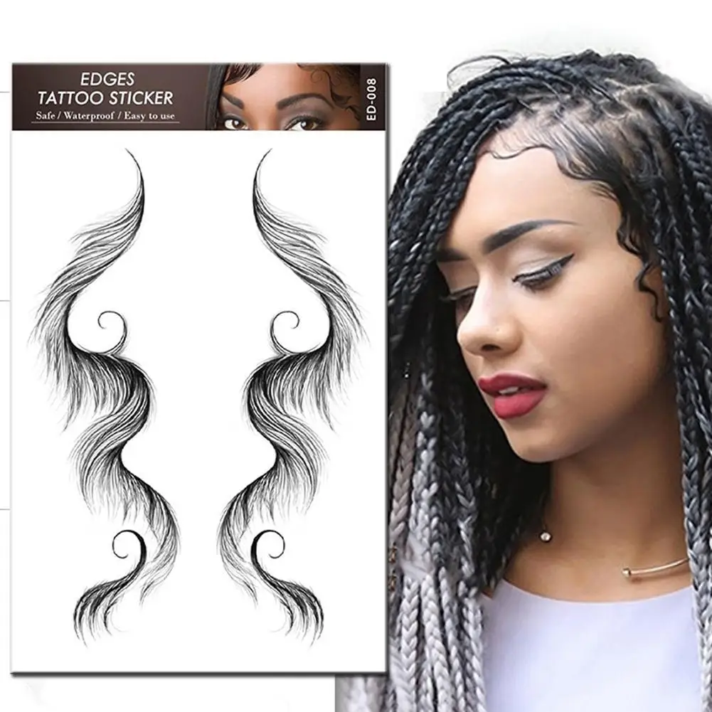 10 Styles Of Hair Edge Tattoo Stickers For Temporary Tattoo Stickers Templates For Hair Ponytail Style Bangs Tattoo Stickers 
10 Styles Of Hair Edge Tattoo Stickers For Temporary Tattoo Stickers Templates For Hair Ponytail Style Bangs Tattoo Stickers