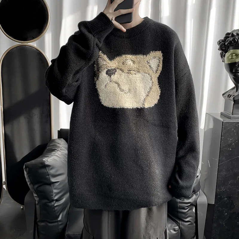 Autumn And Winter Round Neck Sweater Sweater Male Korean Version Of Ins Trend Couple Loose Hedging Outer Wear Base Sweater
Autumn And Winter Round Neck Sweater Sweater Male Korean Version Of Ins Trend Couple Loose Hedging Outer Wear Base Sweater