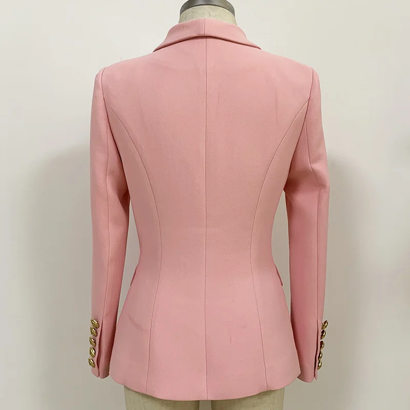 HIGH QUALITY 2021 Newest Fashion Designer Blazer Women's Double Breasted Lion Buttons Shawl Collar Blazer Jacket
HIGH QUALITY 2021 Newest Fashion Designer Blazer Women's Double Breasted Lion Buttons Shawl Collar Blazer Jacket