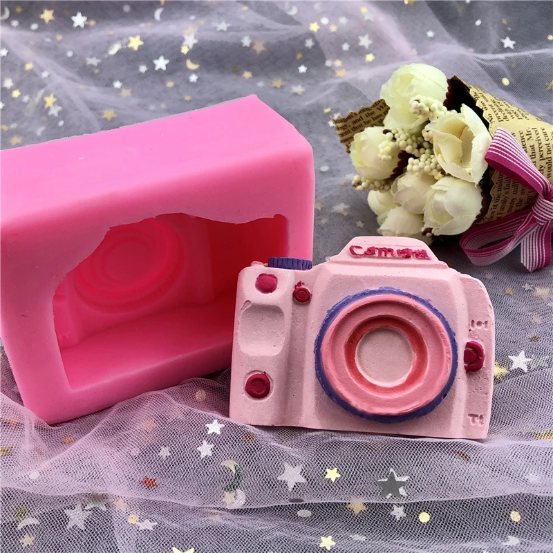 Camera Silicone Soap Molds Candle Resin Clay Mold Fondant Cake Decorating Tool Chocolate Cake Kitchen Baking Mould
Camera Silicone Soap Molds Candle Resin Clay Mold Fondant Cake Decorating Tool Chocolate Cake Kitchen Baking Mould