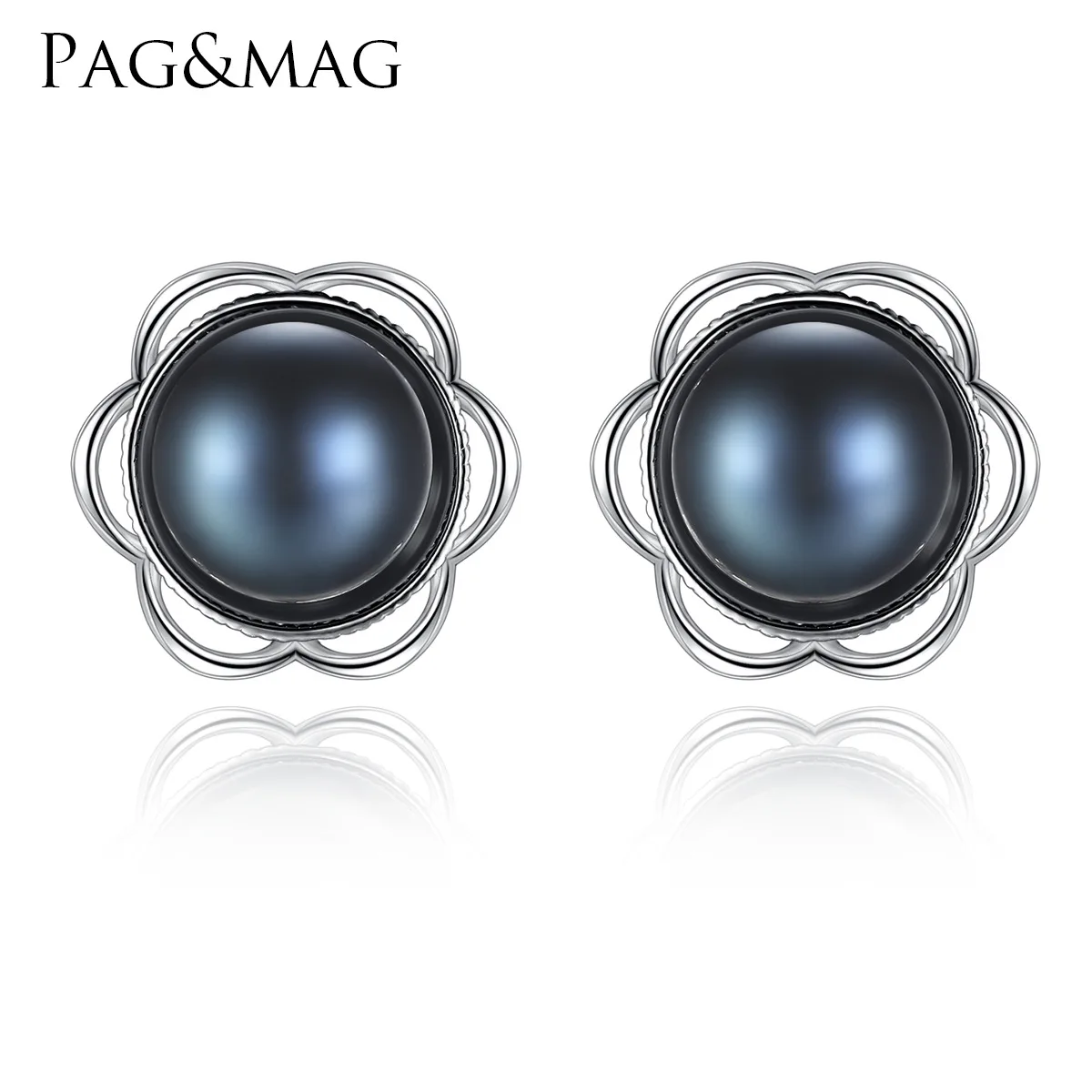PAG-MAG S925 Pure Silver Natural Pearl Ear Nails 8-8.5mm Shantou Beads Korean version of Ms. Ear Nails
PAG-MAG S925 Pure Silver Natural Pearl Ear Nails 8-8.5mm Shantou Beads Korean version of Ms. Ear Nails