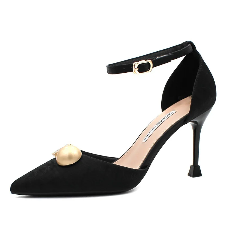 High Heels 2021autumn New All-Match Pointed-Toe Hollowed Buckle Fashion Classy Stilettos Sandals Women's Shoes
High Heels 2021autumn New All-Match Pointed-Toe Hollowed Buckle Fashion Classy Stilettos Sandals Women's Shoes