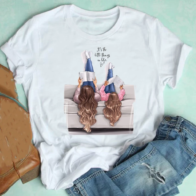 Women Short Sleeve 2021 Sweet Boys Watercolor Love 90s Cartoon Mom Mother Clothes Print Tshirt Female Tee Top Graphic T-shirt
Women Short Sleeve 2021 Sweet Boys Watercolor Love 90s Cartoon Mom Mother Clothes Print Tshirt Female Tee Top Graphic T-shirt