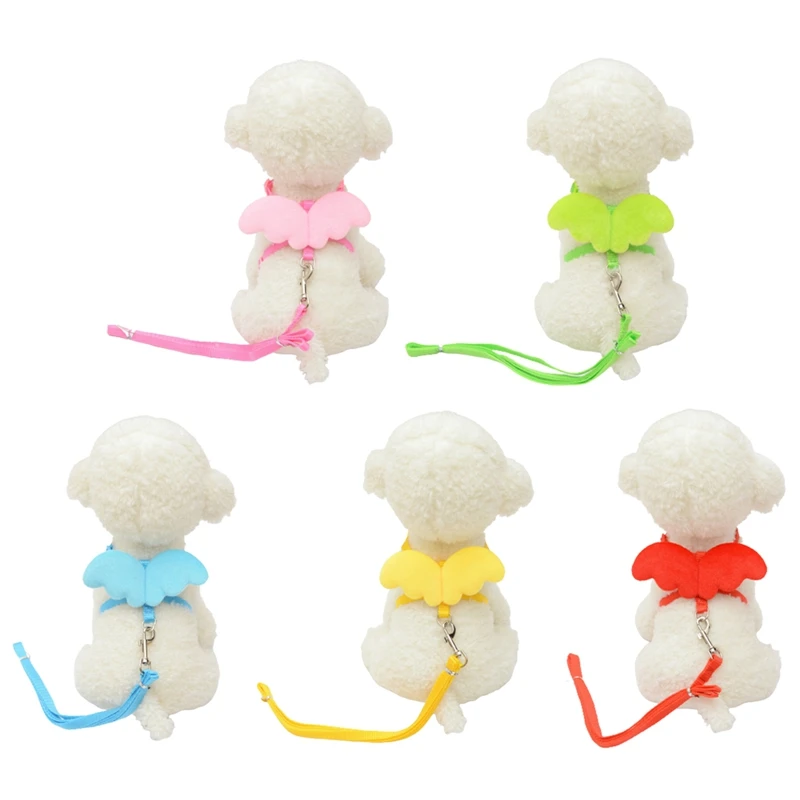 Adjustable Pet Small Dog Harness Leash Cute Angel Wings Puppy Leads Collars Escape-Proof Harness for Cats Rabbit Chihuahua Pug
Adjustable Pet Small Dog Harness Leash Cute Angel Wings Puppy Leads Collars Escape-Proof Harness for Cats Rabbit Chihuahua Pug