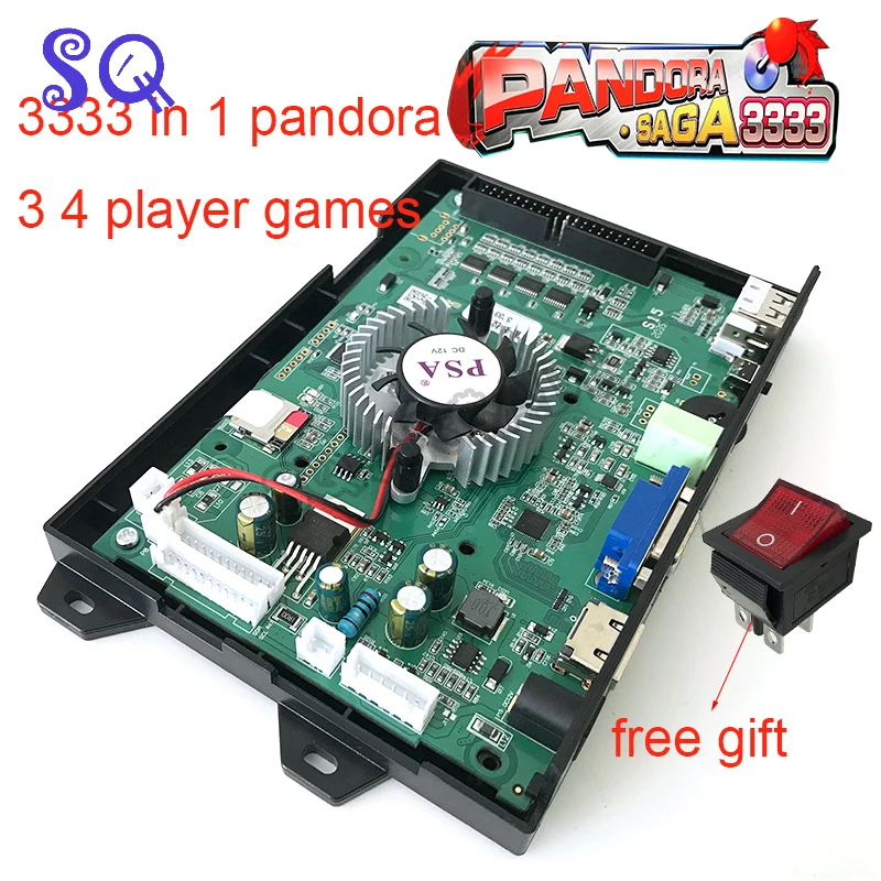 Pandora 3d Box Saga 3333 in 1 Arcade Game PCB Board Motherboard Home Version HDMI VGA Output HD For Retro Console 70*3d
Pandora 3d Box Saga 3333 in 1 Arcade Game PCB Board Motherboard Home Version HDMI VGA Output HD For Retro Console 70*3d