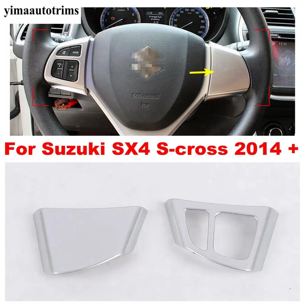 ABS Accessories 2 Pieces Steering Wheel Decoration Sequins Cover Sticker Trim For Suzuki SX4 S-cross 2014 - 2020 Matte Interior
ABS Accessories 2 Pieces Steering Wheel Decoration Sequins Cover Sticker Trim For Suzuki SX4 S-cross 2014 - 2020 Matte Interior