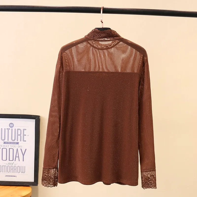 Autumn Spring Knitted Jumper Tops Turtleneck Pullovers Casual Sweaters Women Shirt Long Sleeve Loose Lace Patchwork Sweater Girl
Autumn Spring Knitted Jumper Tops Turtleneck Pullovers Casual Sweaters Women Shirt Long Sleeve Loose Lace Patchwork Sweater Girl