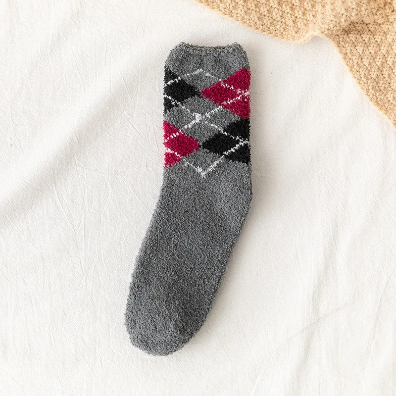 

Socks Men Thick Coral Velvet Winter Warm Socks Soft Man Fluffy Home Indoor Floor Terry Towel Fuzzy Sock Mens Male Meias