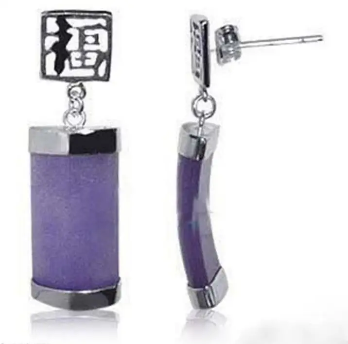 Wholesale price NEW PAIR NATURAL PURPLE stone 925 STERLING SILVER FORTUNE LUCKY EARRINGS 30% off B1102
Wholesale price NEW PAIR NATURAL PURPLE stone 925 STERLING SILVER FORTUNE LUCKY EARRINGS 30% off B1102