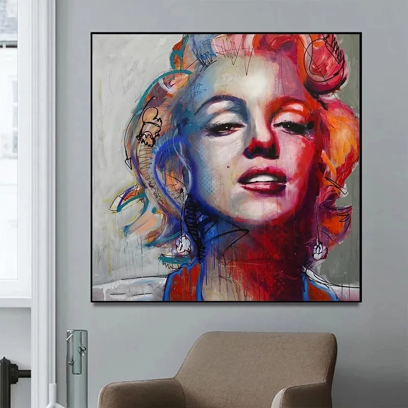 Home Decoration Poster 1 Piece Marilyn Monroe Portrait Pictures Wall Artwork Canvas Print Painting for Living Room Wall Decor
Home Decoration Poster 1 Piece Marilyn Monroe Portrait Pictures Wall Artwork Canvas Print Painting for Living Room Wall Decor