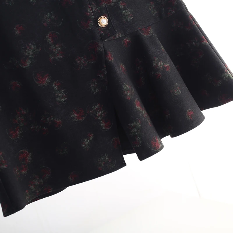 SHINYMORA New Floral Print Fashion Skirt Women Multi Button Wrapped Skirts Retro Elegant Asymmetrical Lotus Leaf Female Skirts
SHINYMORA New Floral Print Fashion Skirt Women Multi Button Wrapped Skirts Retro Elegant Asymmetrical Lotus Leaf Female Skirts