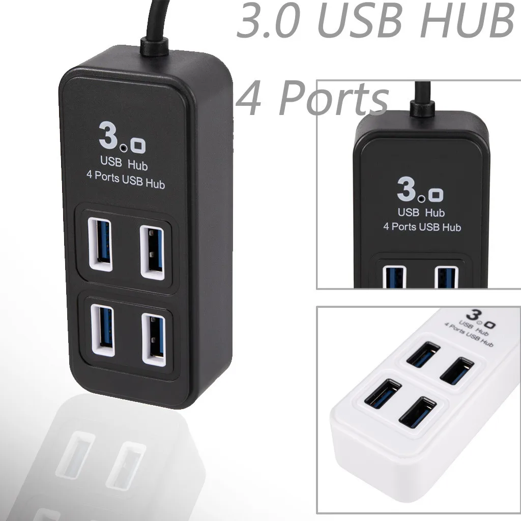 Ouhaobin 4 порта USB 3 0 зарядное устройство концентратор адаптер usb хаб питания для