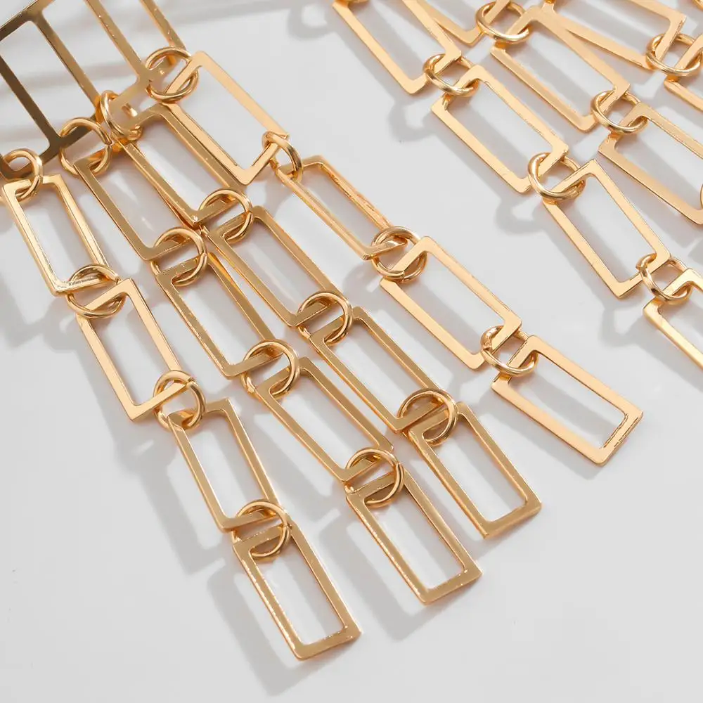 SHIXIN Long Tassel Chain Earrings for Women 2020 Fashion Big Drop Earrings Hanging Designer Fringed Earrings Trendy Jewelry Gift
SHIXIN Long Tassel Chain Earrings for Women 2020 Fashion Big Drop Earrings Hanging Designer Fringed Earrings Trendy Jewelry Gift