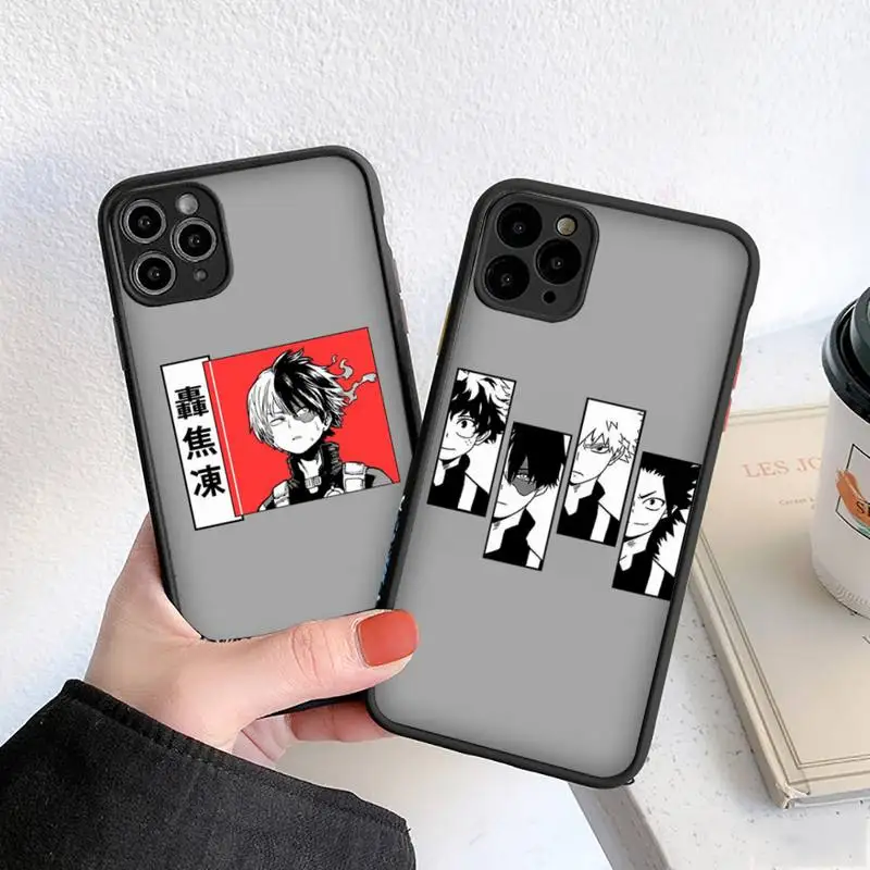 My Hero Academia Anime Phone Case For iPhone 12 11 Mini Pro XR XS Max 7 8 Plus X Matte transparent cover
My Hero Academia Anime Phone Case For iPhone 12 11 Mini Pro XR XS Max 7 8 Plus X Matte transparent cover