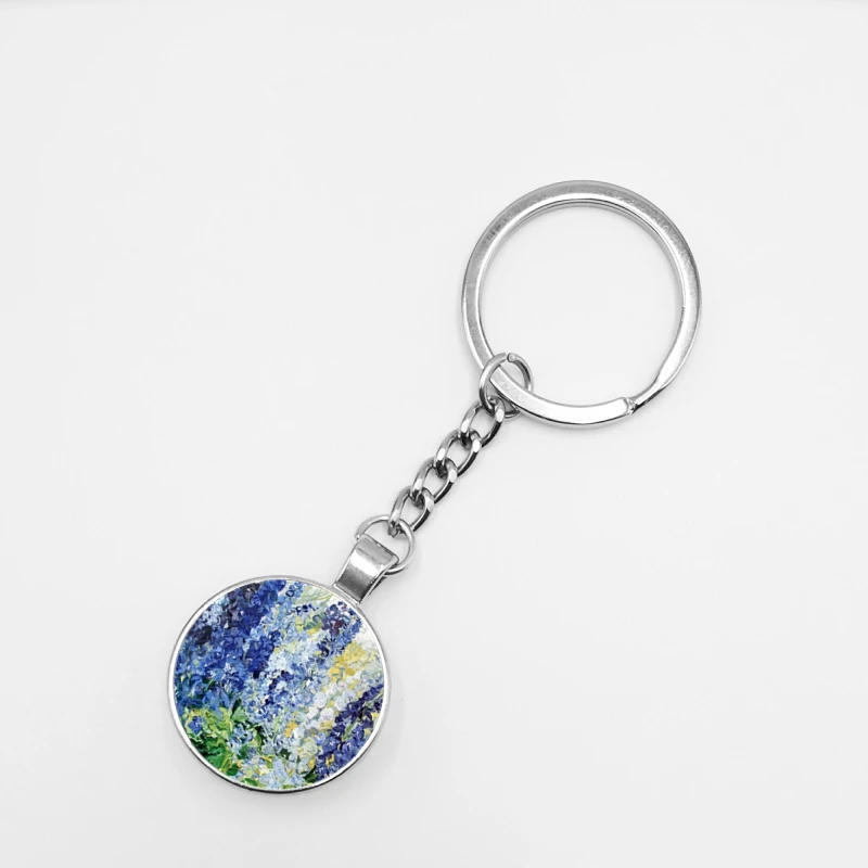 New 3D Retro Minimalist Van Gogh Oil Painting Series Keychain Starry Night Sunflower Pattern Handmade Key Ring High Quality
New 3D Retro Minimalist Van Gogh Oil Painting Series Keychain Starry Night Sunflower Pattern Handmade Key Ring High Quality