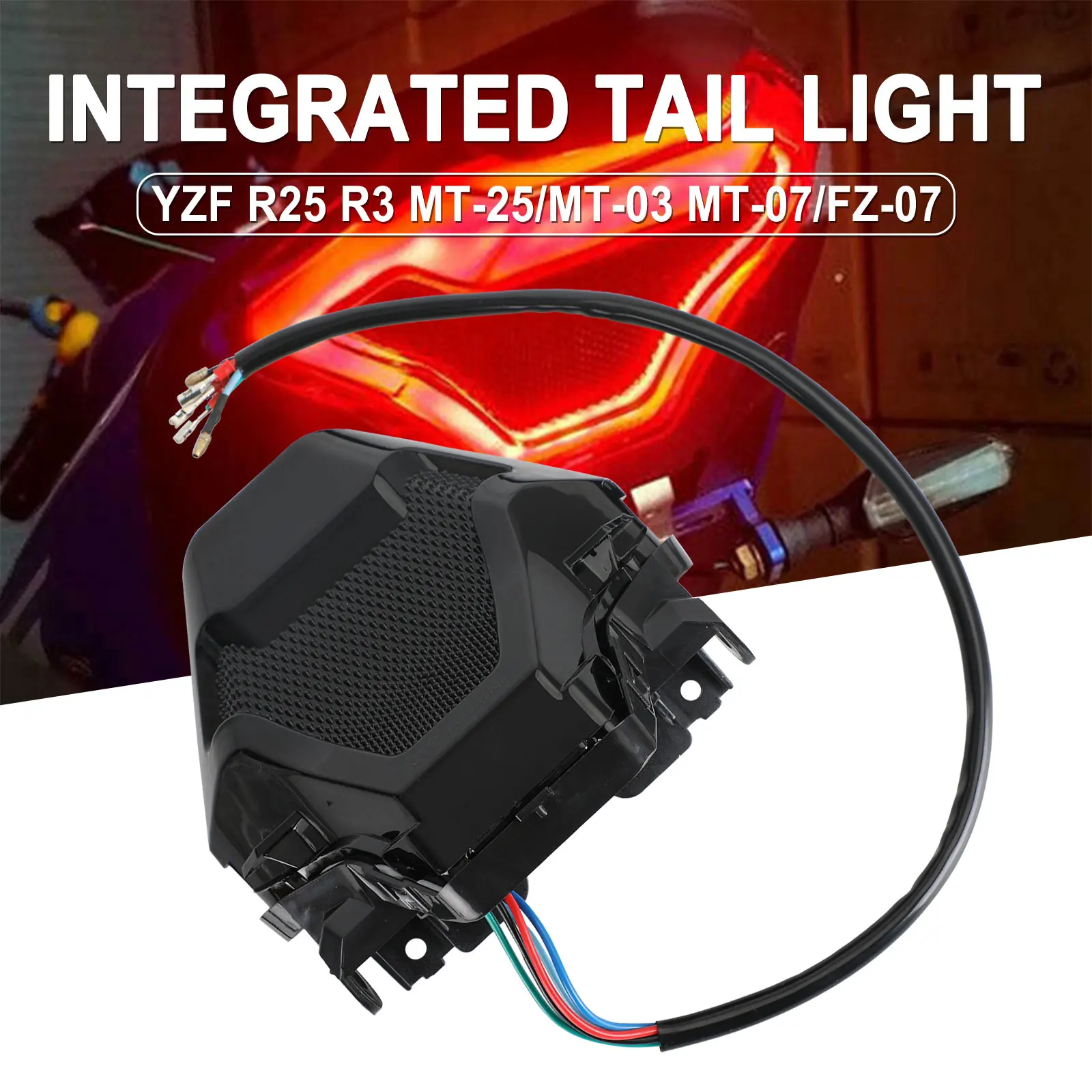 Topteng Led Tail Light Turn Signals For Yamaha YZF R25 R3 MT-25 MT-03 MT-07 FZ-07 Motorcycle Accessories 
Topteng Led Tail Light Turn Signals For Yamaha YZF R25 R3 MT-25 MT-03 MT-07 FZ-07 Motorcycle Accessories
