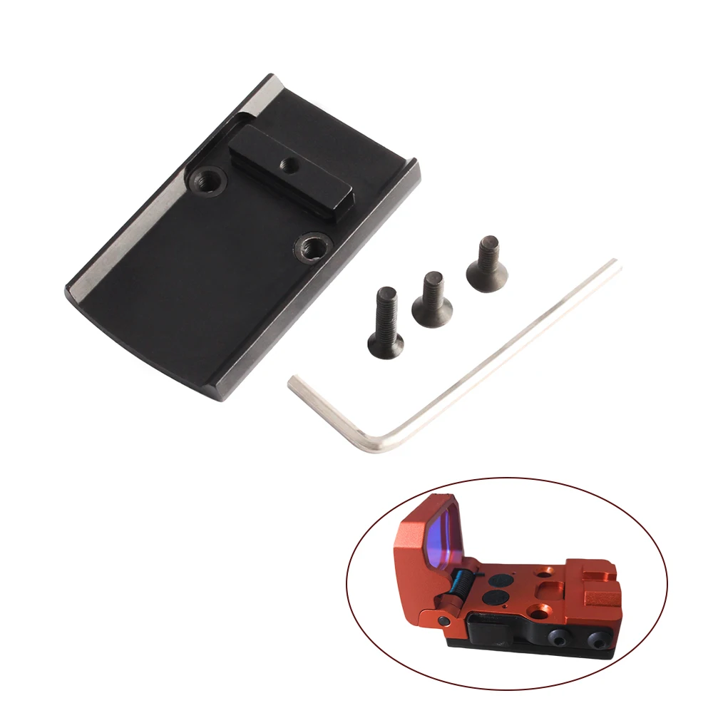 Plate Base Mount For Glock Fits RMR VISM Red Dot Sight for Real fire Caliber Rear Sight Hunting Accessories Outdoor Sports
Plate Base Mount For Glock Fits RMR VISM Red Dot Sight for Real fire Caliber Rear Sight Hunting Accessories Outdoor Sports