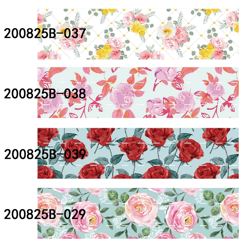 Printed pink flower pattern grosgrain ribbon (50 yards/lot) Wholesale 1-1/2" 38mm
Printed pink flower pattern grosgrain ribbon (50 yards/lot) Wholesale 1-1/2" 38mm