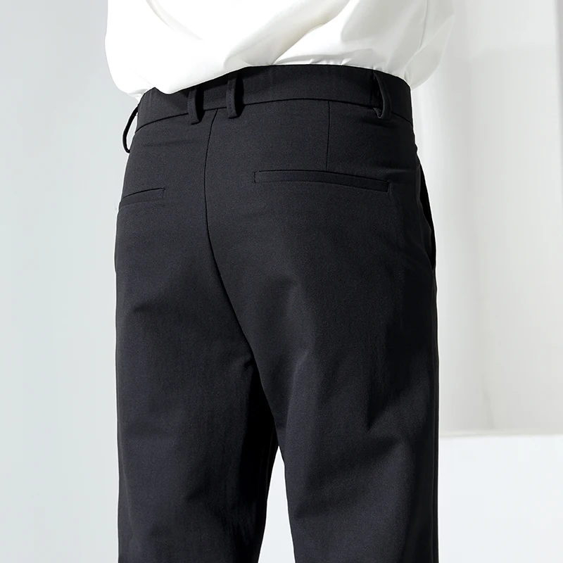Брюки Jantour мужские классические брендовые эластичные тонкие повседневные штаны