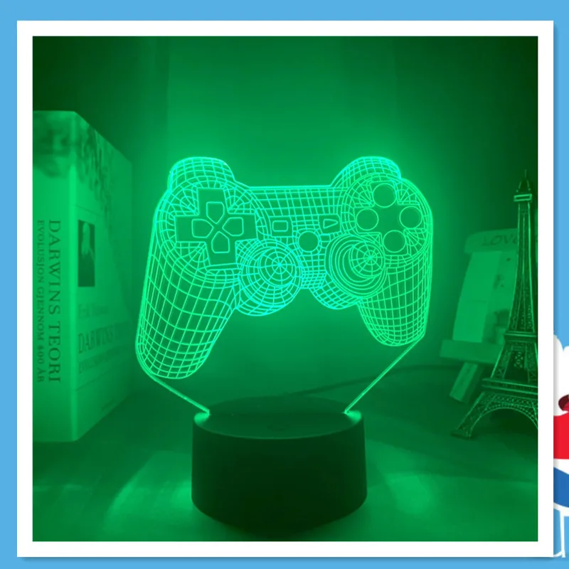 Game Gamepad 3D Colorful Small Night Light LED Touch Sensing Light USB Bedroom Light Decorative Children Gift Lamp
Game Gamepad 3D Colorful Small Night Light LED Touch Sensing Light USB Bedroom Light Decorative Children Gift Lamp