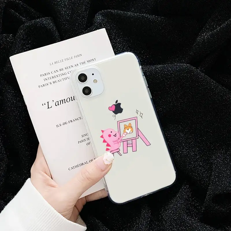 Creative cute couple cartoon animal Phone Case Transparent soft For iphone 5 5s 5c se 6 6s 7 8 11 12 plus mini x xs xr pro max
Creative cute couple cartoon animal Phone Case Transparent soft For iphone 5 5s 5c se 6 6s 7 8 11 12 plus mini x xs xr pro max