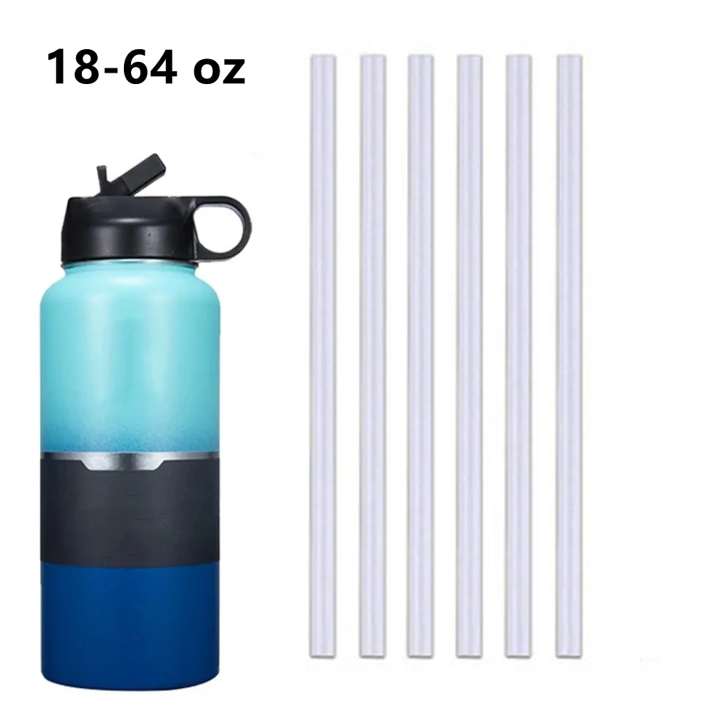 6pcs Straws Silicone Replacement Straw For Hydr0 Flask Wide Mouth Bottle Diy Free Cut Water Cup Flip Lid Cap Outdoor Camping
6pcs Straws Silicone Replacement Straw For Hydr0 Flask Wide Mouth Bottle Diy Free Cut Water Cup Flip Lid Cap Outdoor Camping