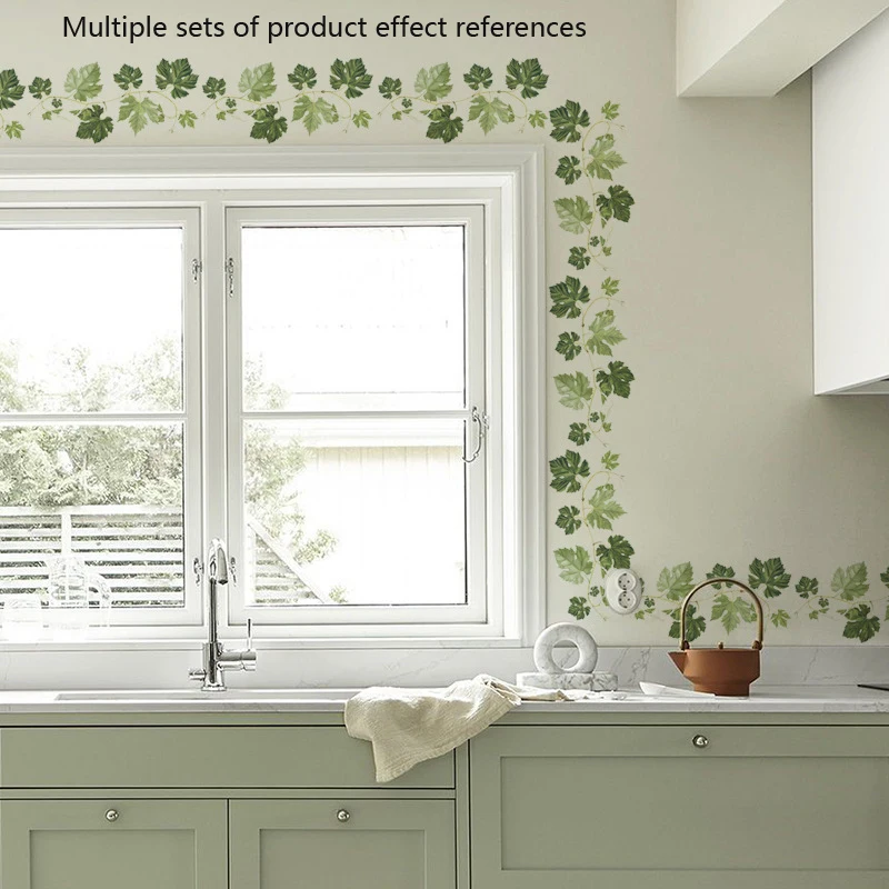 Green Leaf Vine Baseboard Wall stickers Bedroom Corner Living Room Decoration Art Mural Skirting Wallpaper Home Decor
Green Leaf Vine Baseboard Wall stickers Bedroom Corner Living Room Decoration Art Mural Skirting Wallpaper Home Decor