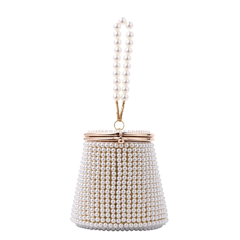 Ladies Evening Bag Beaded Clip-on Clutch Pearl Wedding Bridal Handbag Party Small Wallet
Ladies Evening Bag Beaded Clip-on Clutch Pearl Wedding Bridal Handbag Party Small Wallet