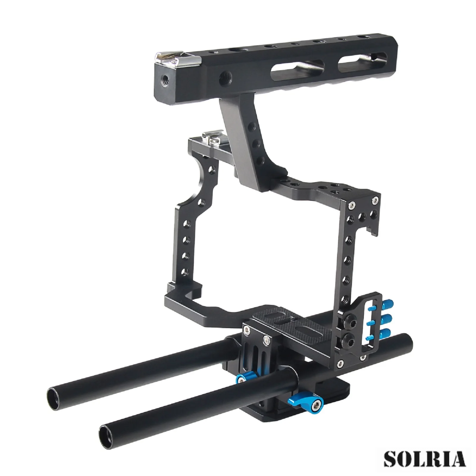 C2/C5 SLR Camera Cage Camera Handheld Bracket Camera Equipment Suitable for GH4/A7S/A7/A7R/A72/A7RII/A7SII/A6000/A6500/A6300
C2/C5 SLR Camera Cage Camera Handheld Bracket Camera Equipment Suitable for GH4/A7S/A7/A7R/A72/A7RII/A7SII/A6000/A6500/A6300