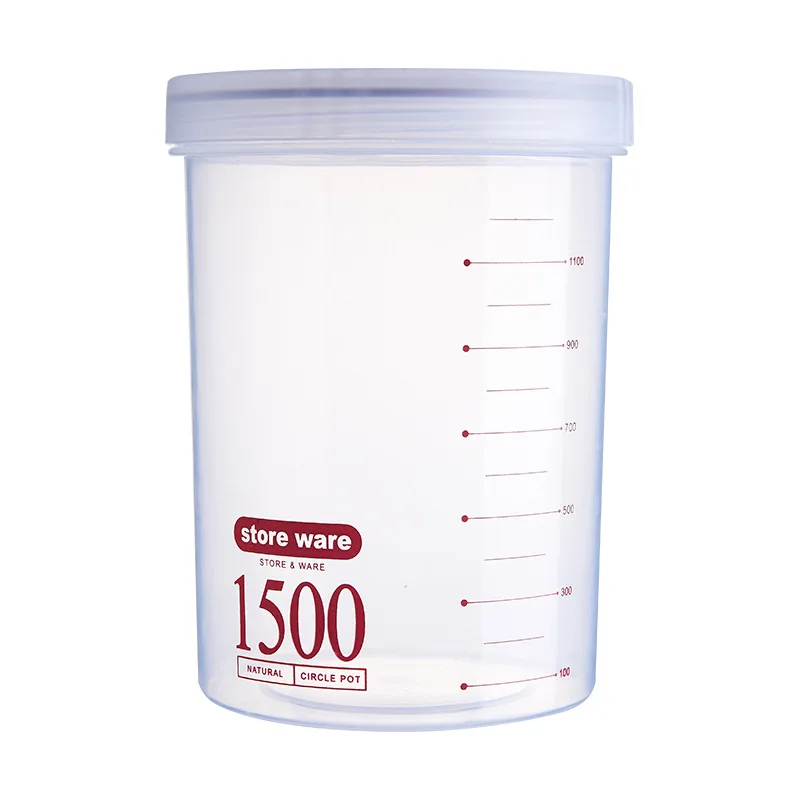 Kitchen Transparent Food Fresh-Keeping Sealed Cans Storage Tanks With Lid Plastic Grains Grain Storage Tanks Snack Milk Powder
Kitchen Transparent Food Fresh-Keeping Sealed Cans Storage Tanks With Lid Plastic Grains Grain Storage Tanks Snack Milk Powder