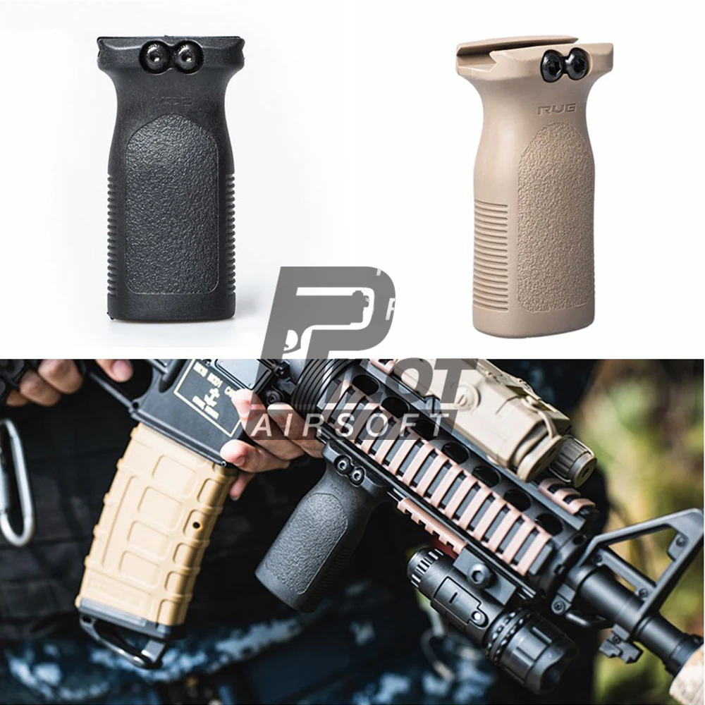 

Pilot Tactical Paintball MOE RVg Style Front Vertical Grip For Airsoft Airgun AR15 M4 Rifle Polymer Grip For 20mm Picatinny Rail