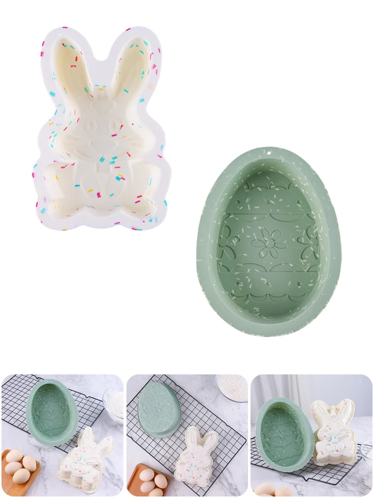 Egg Rabbit Shape Silicone Mold Cake Baking Decorating Tools Easter Tool Non Stick Candy Silicone Pastry Mold Baking Accessories
Egg Rabbit Shape Silicone Mold Cake Baking Decorating Tools Easter Tool Non Stick Candy Silicone Pastry Mold Baking Accessories