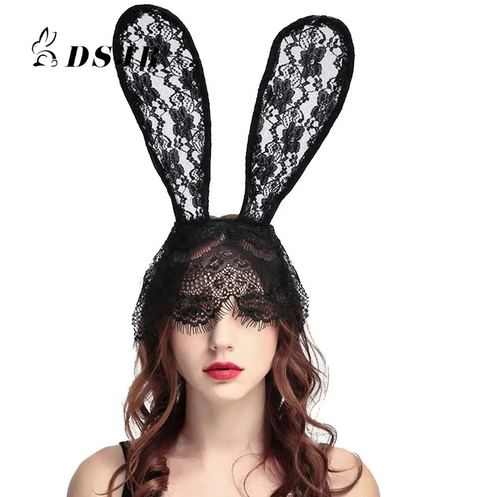 Uniform Temptation Decoration Sexy Ladies Lace Rabbit Eyes Cosplay Halloween Gift Mystery Barrettes Girl Hair Band Loop Headband
Uniform Temptation Decoration Sexy Ladies Lace Rabbit Eyes Cosplay Halloween Gift Mystery Barrettes Girl Hair Band Loop Headband