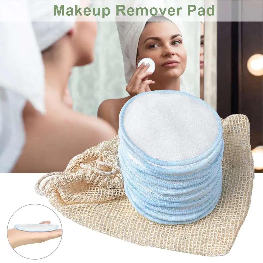 10pcs/bag Reusable Cotton Makeup Remover Pads Soft Bamboo Rounds With Laundry Bag For Cleansing Face
10pcs/bag Reusable Cotton Makeup Remover Pads Soft Bamboo Rounds With Laundry Bag For Cleansing Face