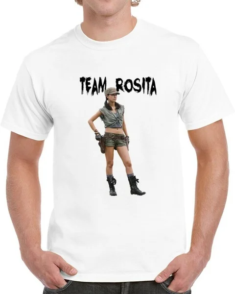 Team Rosita Walking Dead T-Shirt Christian Serratos Novelty Gift AMC Zombie Show
Team Rosita Walking Dead T-Shirt Christian Serratos Novelty Gift AMC Zombie Show