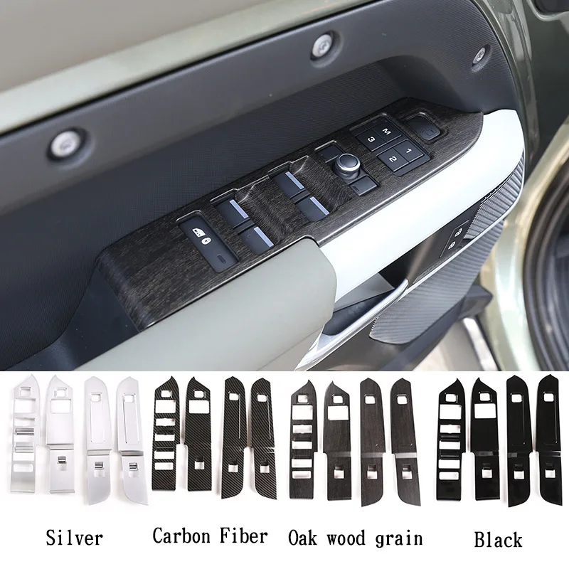 LHD For Land Rover Defender90 110 20-22 Car styling ABS Car Window Lift Switch Buttons Frame Cover Trim stickers Car Accessories
LHD For Land Rover Defender90 110 20-22 Car styling ABS Car Window Lift Switch Buttons Frame Cover Trim stickers Car Accessories