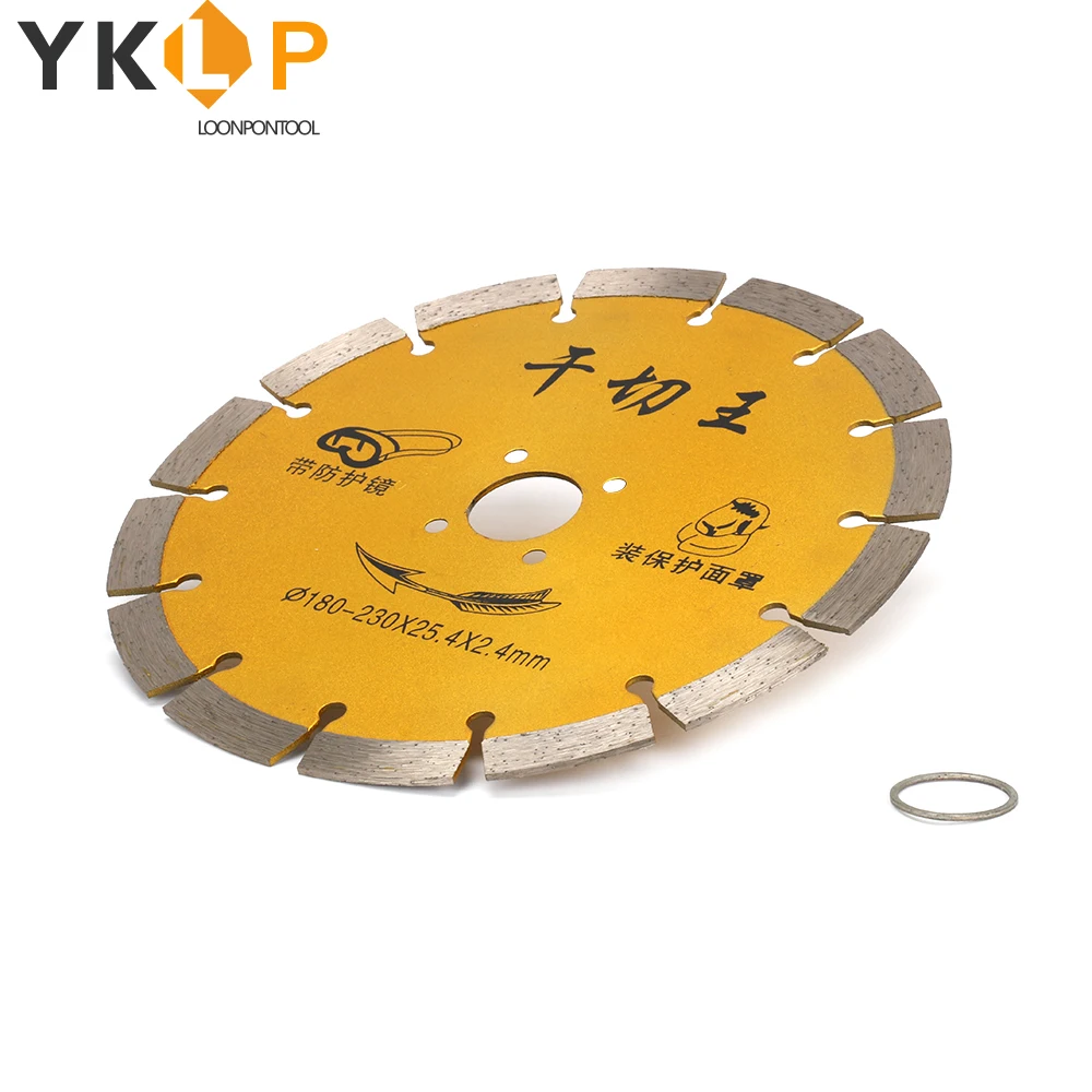 7 Inch Diamond Saw Blade Circular Disc Cutting Glass Ceramics Marble 180X25.4X2.4MM
7 Inch Diamond Saw Blade Circular Disc Cutting Glass Ceramics Marble 180X25.4X2.4MM