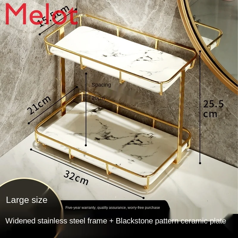 Bathroom Bathroom Toilet Light Luxury Desktop Comb Cosmetics Hand Washing Face Washing Table Storage Rack Storage Rack Box
Bathroom Bathroom Toilet Light Luxury Desktop Comb Cosmetics Hand Washing Face Washing Table Storage Rack Storage Rack Box