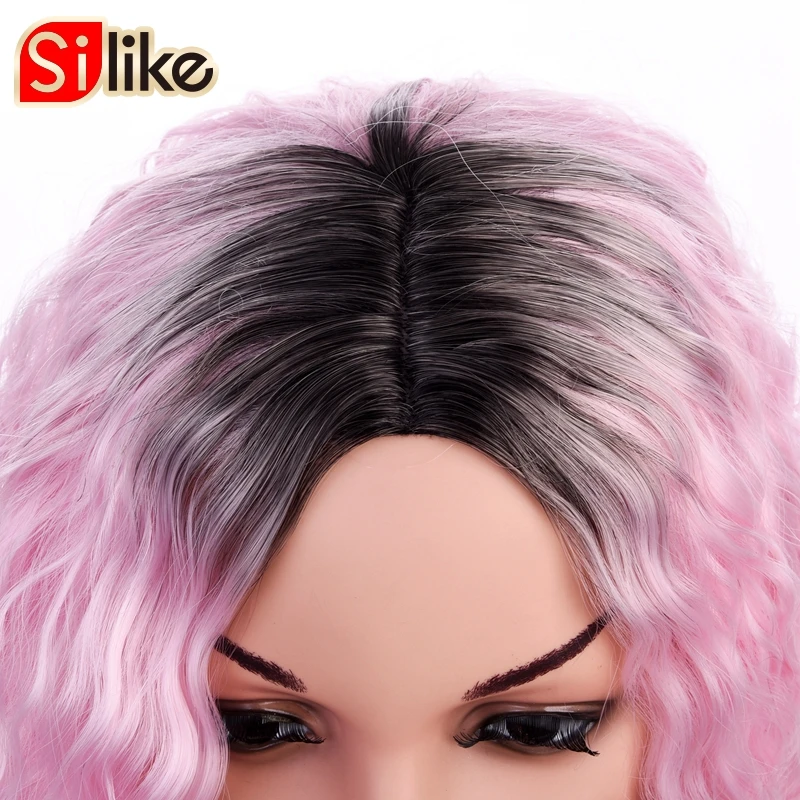 Silike Kinky Curly Wigs 24 Inch Pink Synthetic Deep Curly Wigs for Black Women African Deep Curl Hairstyle
Silike Kinky Curly Wigs 24 Inch Pink Synthetic Deep Curly Wigs for Black Women African Deep Curl Hairstyle