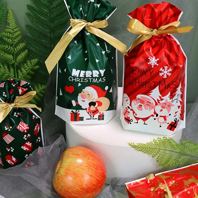 10pcs Christmas Drawstring Gift Bags Santa Candy Bag Presents Baking Package Decorations for Birthday Christmas Party
10pcs Christmas Drawstring Gift Bags Santa Candy Bag Presents Baking Package Decorations for Birthday Christmas Party