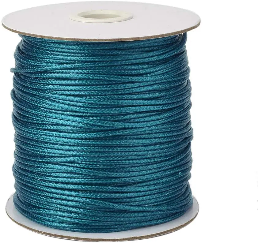 100yards/roll 2mm Waxed Polyester Cord Thread Twine Cord Macrame Bracelet Thread Artisan String Waxed Ropes for Jewelry Making
100yards/roll 2mm Waxed Polyester Cord Thread Twine Cord Macrame Bracelet Thread Artisan String Waxed Ropes for Jewelry Making