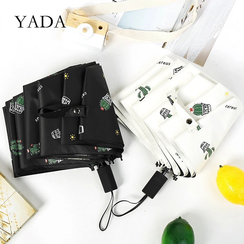 YADA 2020 Lovely Icon Cactus Pattern 3-Folding Umbrella Women UV Rainproof Umbrella Parasol Rain Sun Light Umbrellas YD200191
YADA 2020 Lovely Icon Cactus Pattern 3-Folding Umbrella Women UV Rainproof Umbrella Parasol Rain Sun Light Umbrellas YD200191