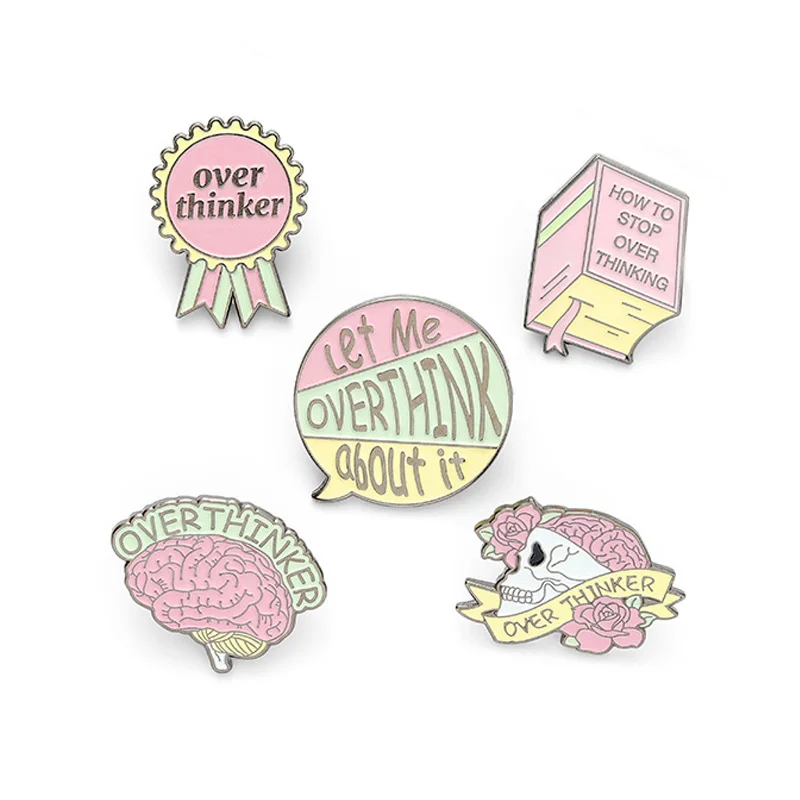 Pink Skull Overthinker Brooch Bag Clothes Backpack Lapel Enamel Pin Badges Cartoon Jewelry Gift For Friends Women Accessories
Pink Skull Overthinker Brooch Bag Clothes Backpack Lapel Enamel Pin Badges Cartoon Jewelry Gift For Friends Women Accessories