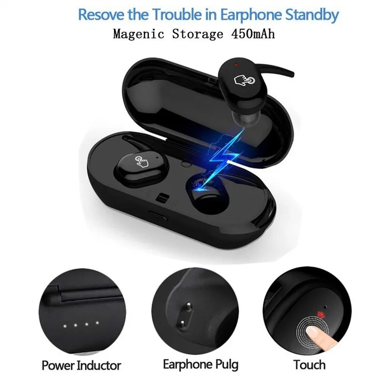 MF Y30 Sport Bluetooth Earphone TWS Wireless Earbuds Stereo Headset Touch Control Android iOS
MF Y30 Sport Bluetooth Earphone TWS Wireless Earbuds Stereo Headset Touch Control Android iOS