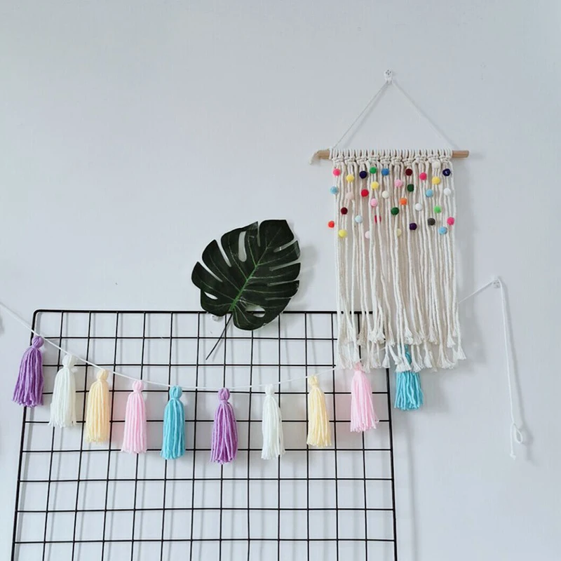 Handmade Wall Art Bohemian Tapestry Holiday Wall Nursery Decor Kids Room Hanging Decoration Colorful MacrameTapestries Backdrop
Handmade Wall Art Bohemian Tapestry Holiday Wall Nursery Decor Kids Room Hanging Decoration Colorful MacrameTapestries Backdrop