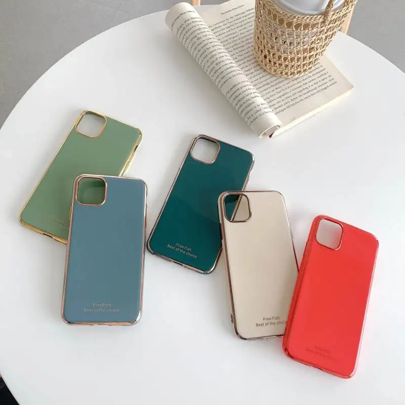 Luxury Soft TPU Silicone Glossy Phone Case For iPhone 11 Pro X XS XR Max 6D Plating Border Phone Cover For iPhone 8 7 6 6S Plus
Luxury Soft TPU Silicone Glossy Phone Case For iPhone 11 Pro X XS XR Max 6D Plating Border Phone Cover For iPhone 8 7 6 6S Plus