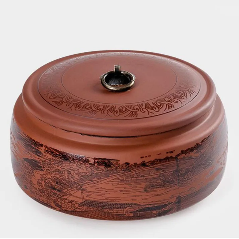 Purple Clay Tea Cans Moisture-Proof Tea Canister High Capacity Food Storage Box Ceramic Coffee Sealed Jars Home Organizer Tank
Purple Clay Tea Cans Moisture-Proof Tea Canister High Capacity Food Storage Box Ceramic Coffee Sealed Jars Home Organizer Tank