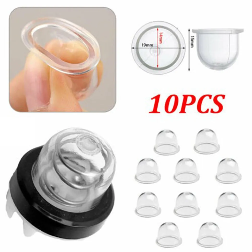 10Pcs 19*14*15mm Petrol Fuel Primer Bulb Carburetor Kit For Chainsaw Hedge Strimmer Trimmer Brushcutter String Part Accessory
10Pcs 19*14*15mm Petrol Fuel Primer Bulb Carburetor Kit For Chainsaw Hedge Strimmer Trimmer Brushcutter String Part Accessory
