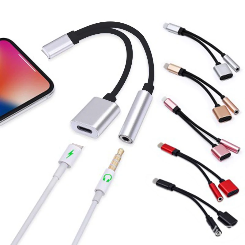 For iPhone Adapter Cable Audio Charging Connector,for iPhone X 8 7 XR 11 pro xs max to 3.5mm Headphone Adapter AUX Splitter
For iPhone Adapter Cable Audio Charging Connector,for iPhone X 8 7 XR 11 pro xs max to 3.5mm Headphone Adapter AUX Splitter
