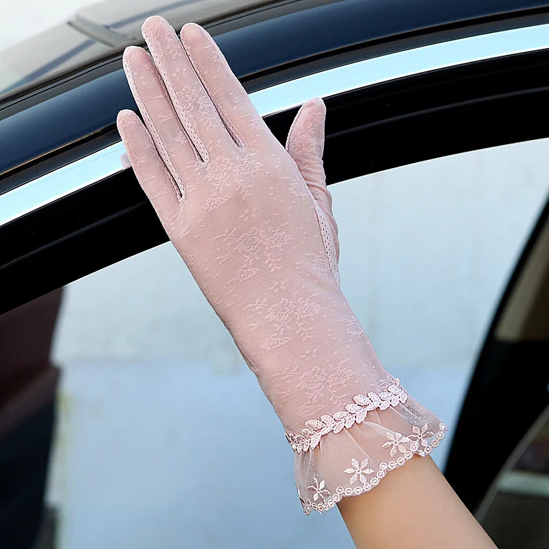 Sexy Spring Summer Female UV Sunscreen Short Sun Touch Screen Gloves Fashion Women Thin Ice Silk Lace Pearl Driving Gloves 05CD
Sexy Spring Summer Female UV Sunscreen Short Sun Touch Screen Gloves Fashion Women Thin Ice Silk Lace Pearl Driving Gloves 05CD